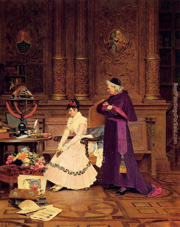 Jehan Georges Vibert Paintings for sale